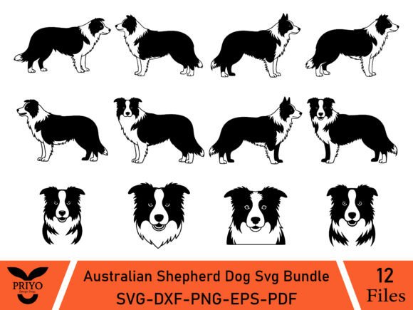 Australian Shepherd Dog Svg Bundle: A Crafty Graphic Delight