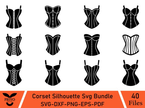 Corset Silhouette Svg Bundle: A Versatile Graphics Craft