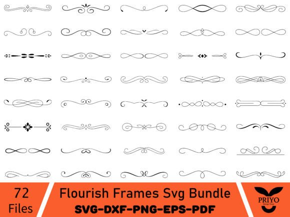 Elegant Flourish Frames Svg Bundle Review