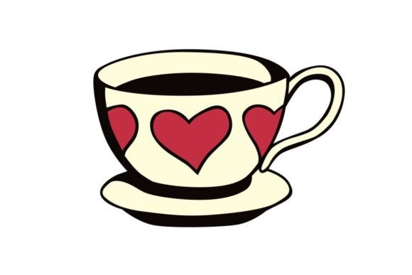 Love Heart Teacup: A Cozy Embroidery Design