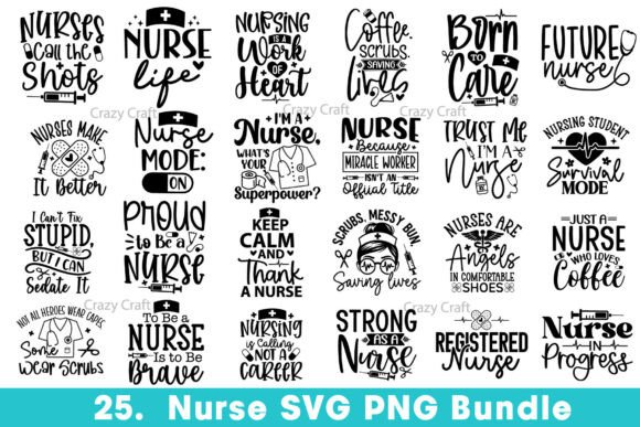 Nurse Svg Png Bundle for Versatile Embroidery